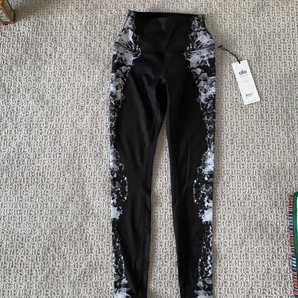 New High Waist Airbrush Leggings